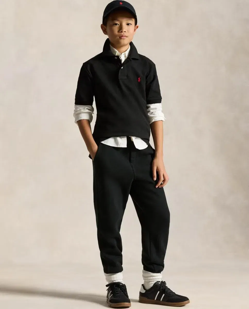 Детское поло для мальчиков из пике Polo Ralph Lauren, Negro — фото 2