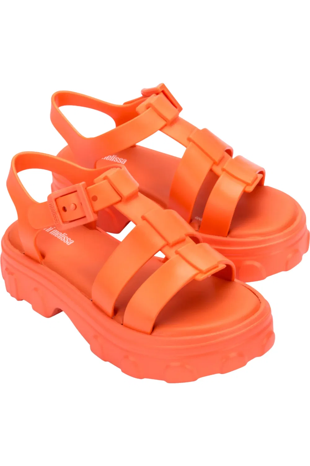 Детские сандалии платформа ароматизированные Ella Mini Melissa, Orange
