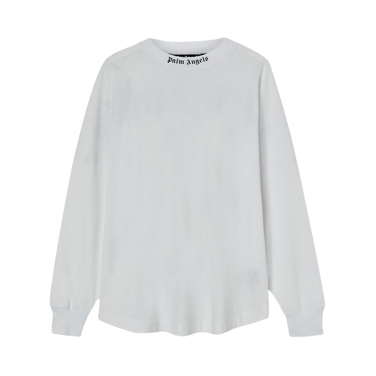 

Лонгслив Palm Angels Classic Logo Long-Sleeve 'White/Black', белый