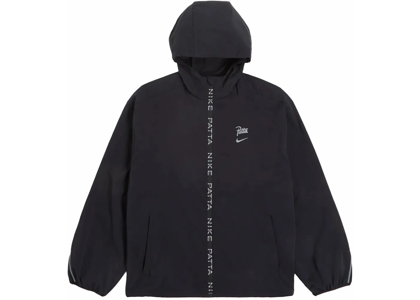 Мужская куртка с длинным рукавом Nike x Patta Running Team Full-Zip Jacket, Black