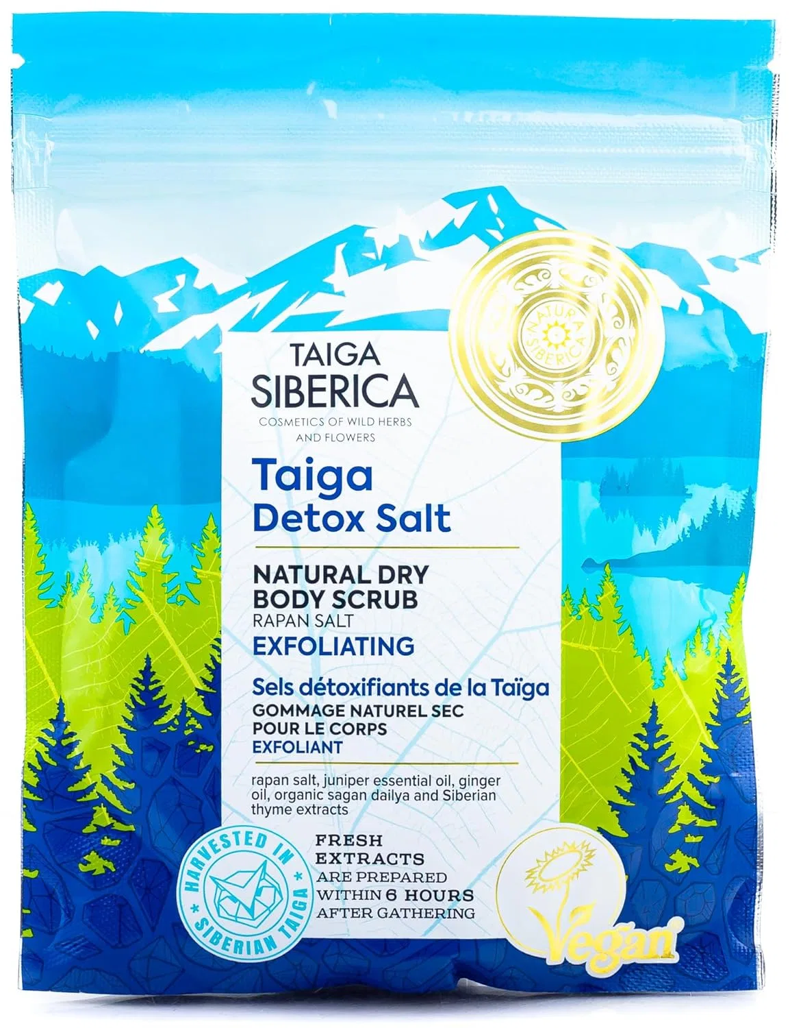 Скраб для тела Taiga Siberica Natural Dry Body Scrub Exfoliating, 250 г Natura Siberica