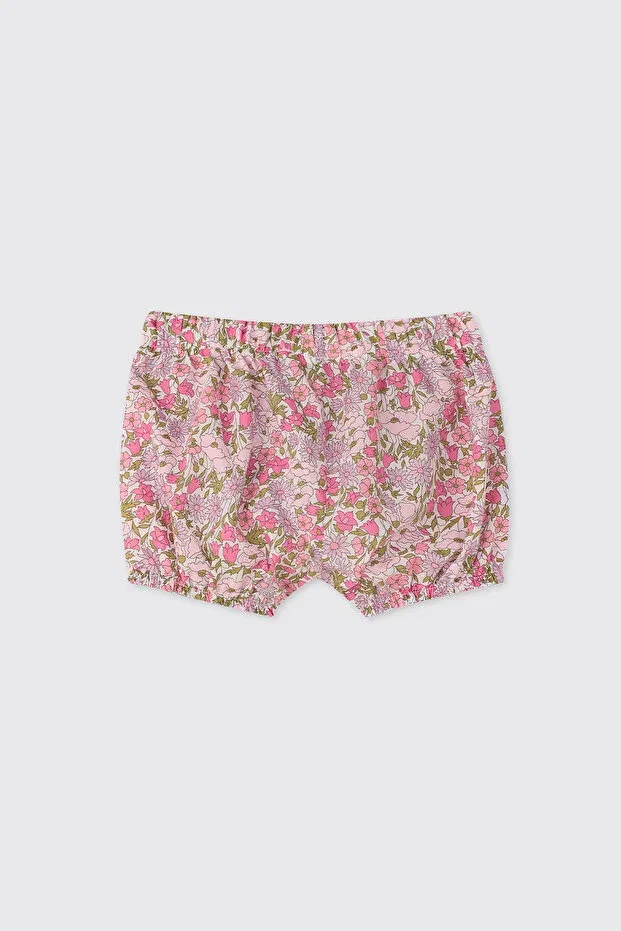 Детское платье для девочек с воланами Liberty fabric newborn pink Panço, 142331 — фото 4