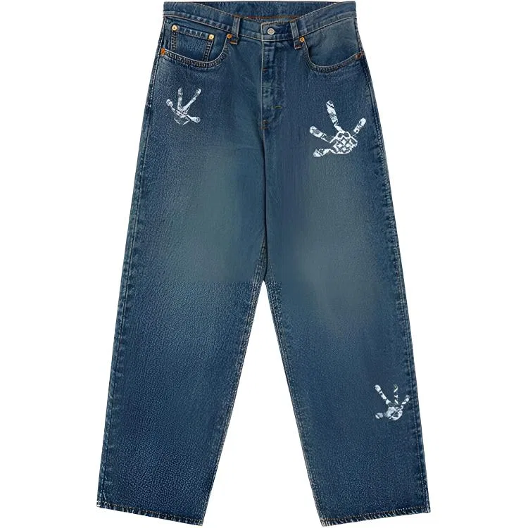 Джинсы Wide Leg, модель 578, Levis, Blue