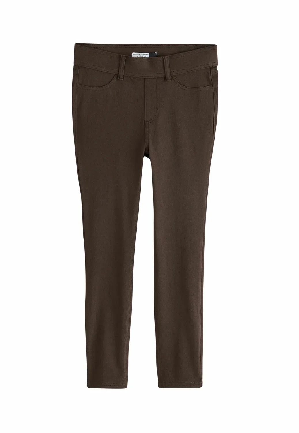 Леггинсы из трикотажной ткани, укороченный крой Next, Brown