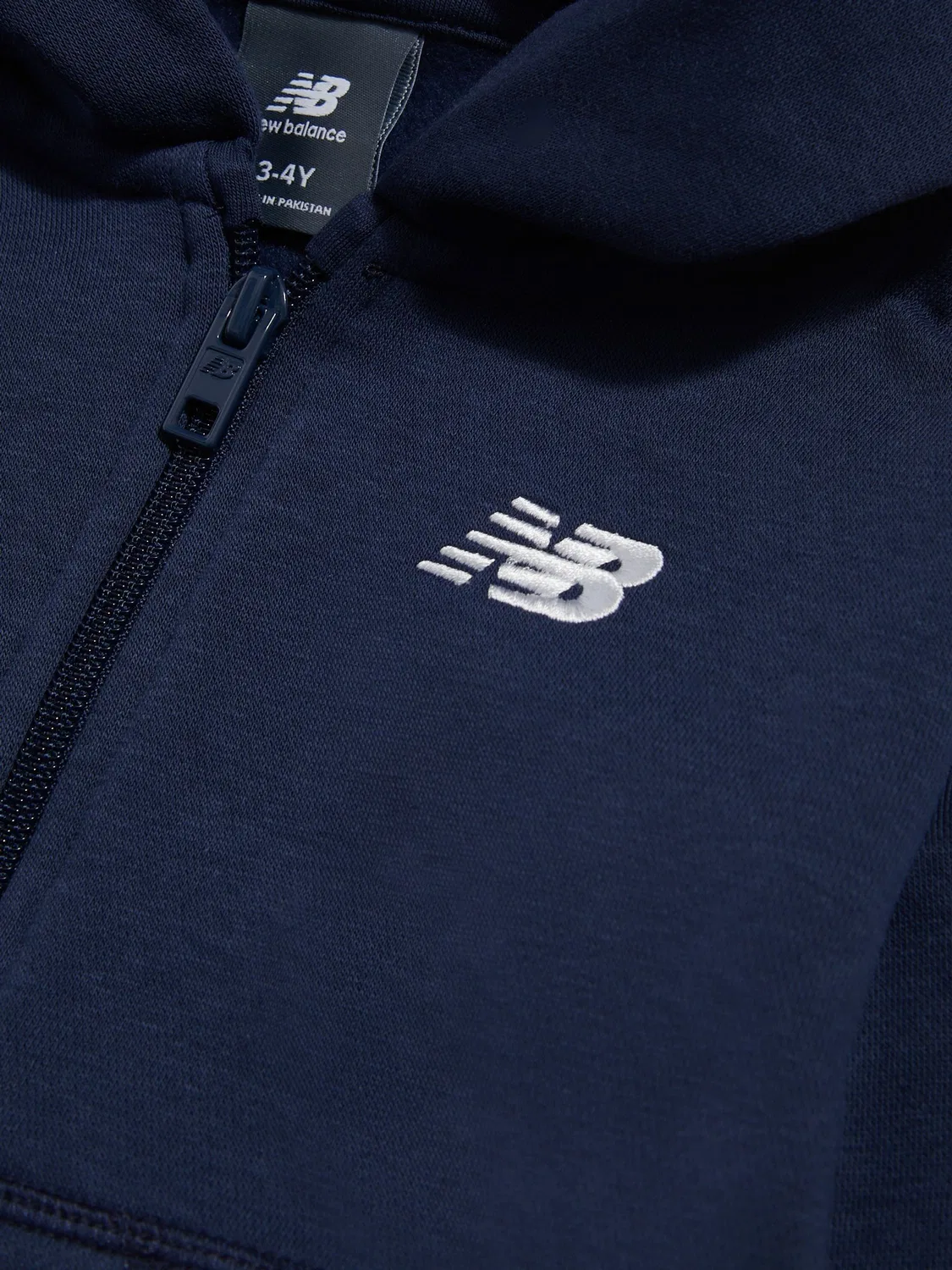 Толстовка на молнии New Balance, синяя — фото 3