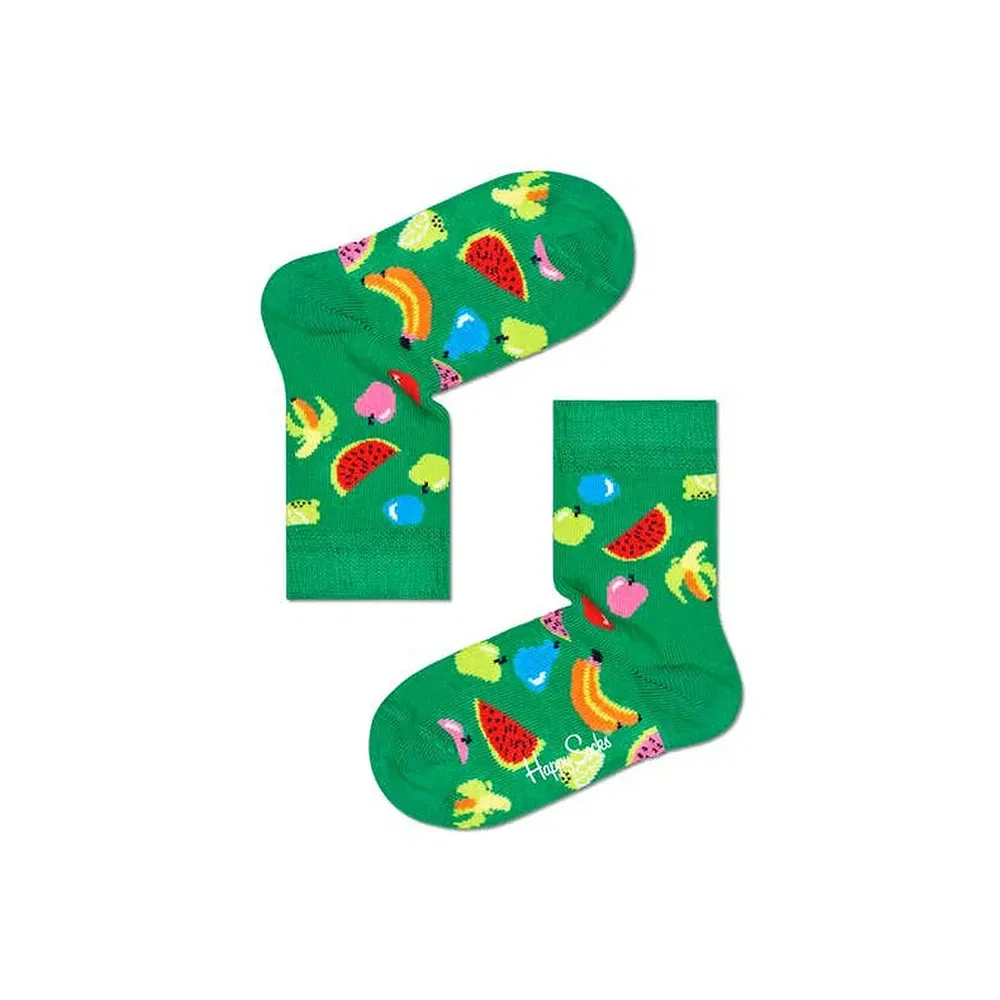 Носки Fruit Happy Socks, зеленый