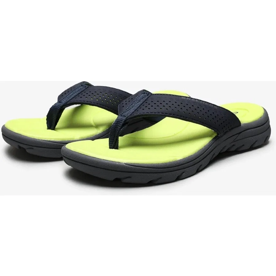 Детские сандалии-слайды с открытым носком Skechers Supreme-Pool Days, Темно-синий — фото 3