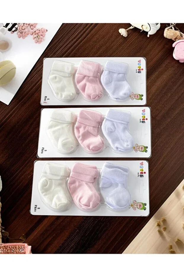 Детские носки для новорожденных хлопковый набор Premium quality baby socks set Baby-Kid Store, Pink