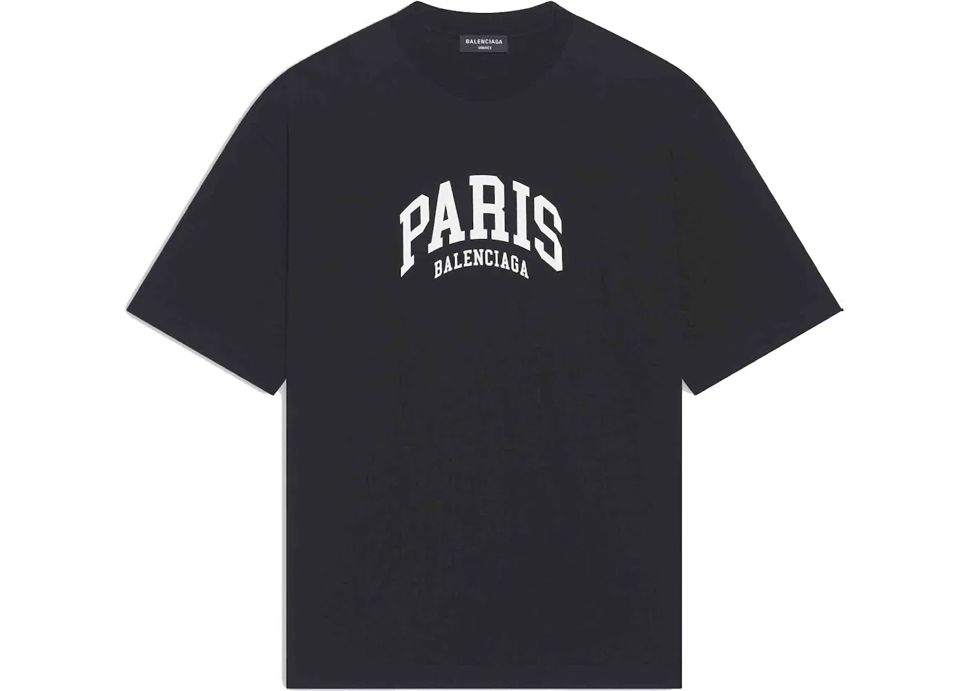 Мужская футболка с принтом Cities Paris Medium Fit Balenciaga, Black