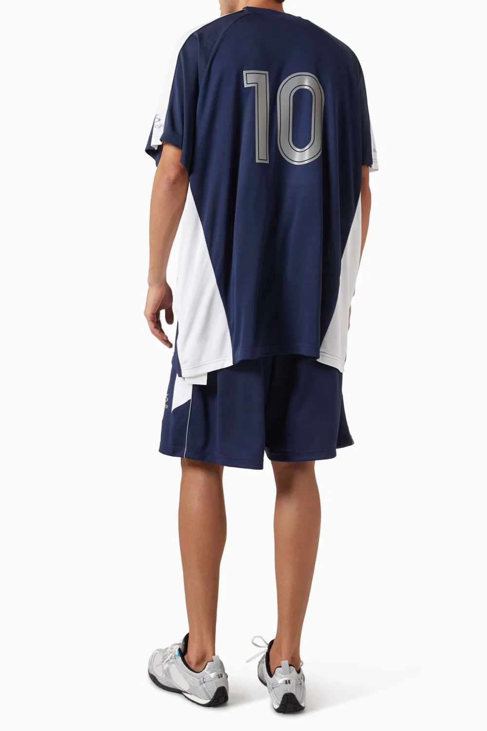 Футболка оверсайз из технического джерси Soccer Balenciaga — фото 3