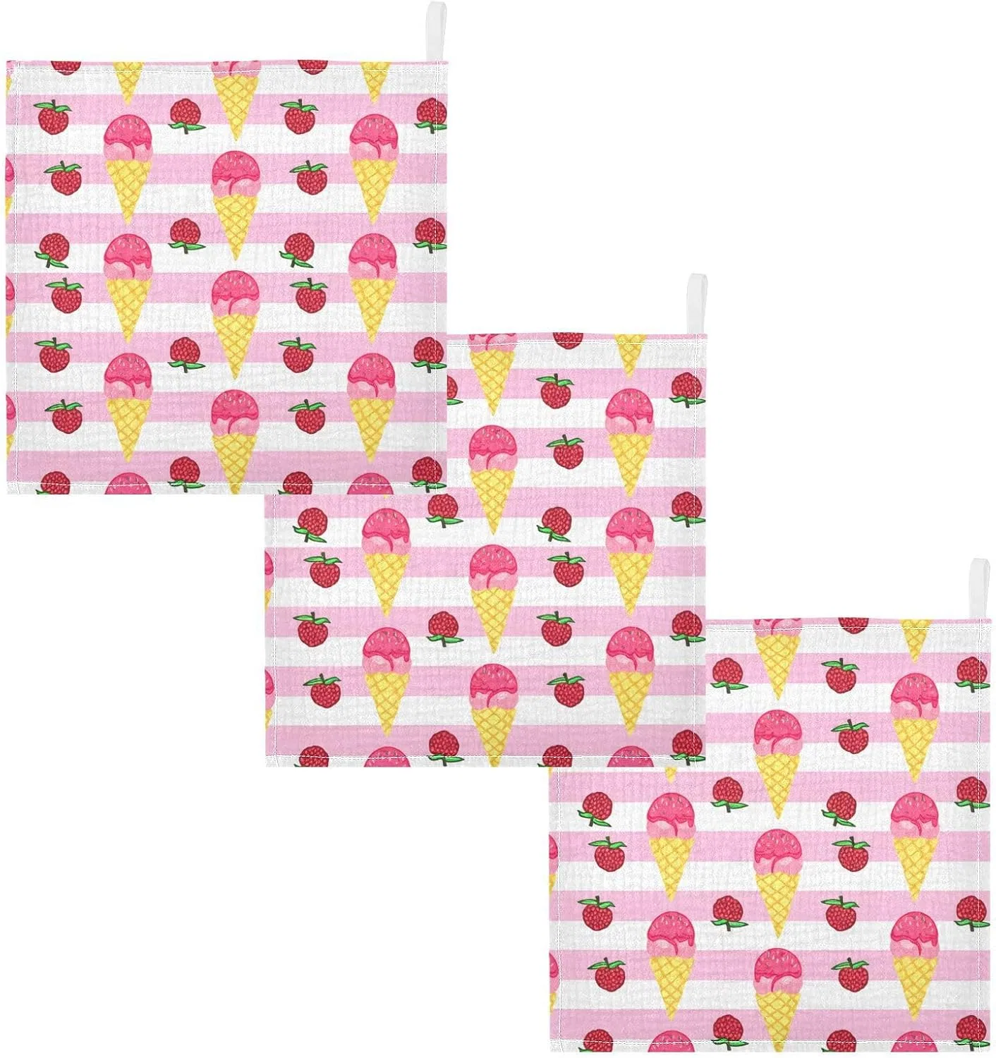 Махровая салфетка для лица из хлопка JUMBEAR, набор 5 шт., 30x30 см