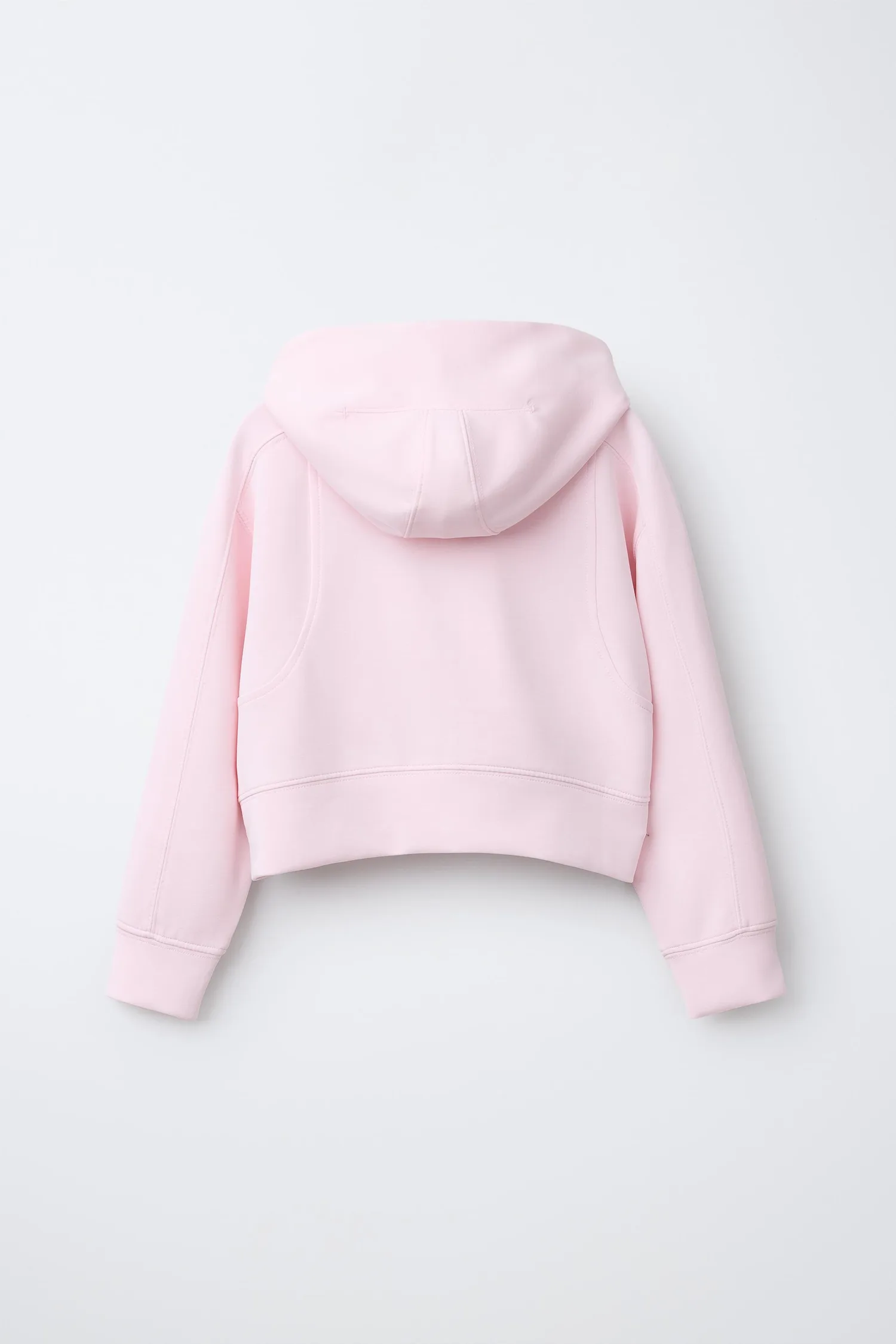 Куртка с капюшоном из смеси модала Zara, пастельно-розовый — фото 2