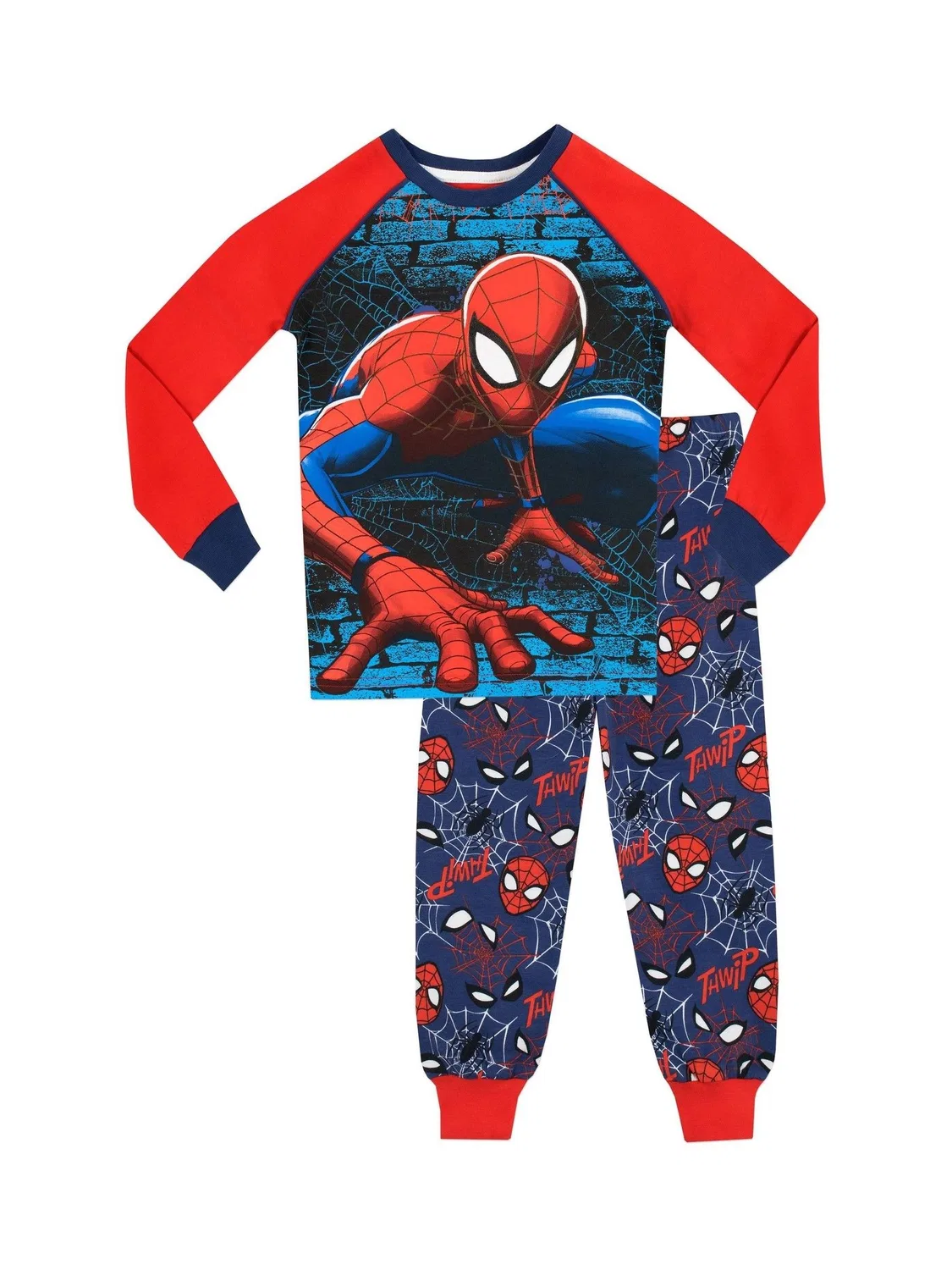 Пижама с принтом Spider-Man, Marvel Character, синяя