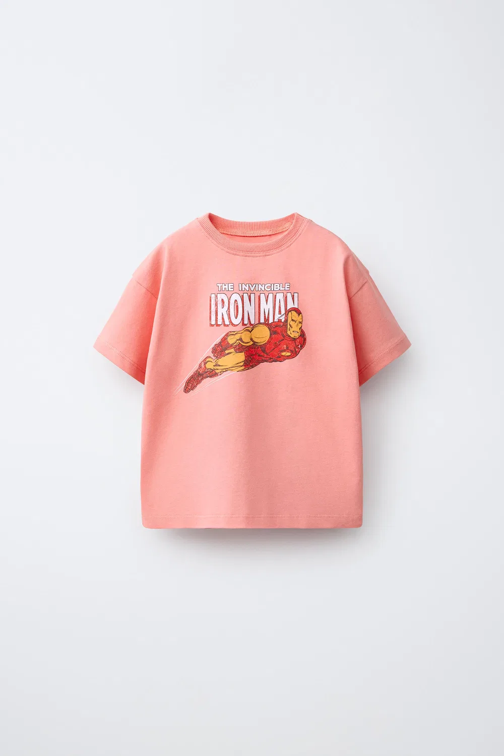 Футболка "Мстители: Железный человек" Marvel ZARA, Faded Pink