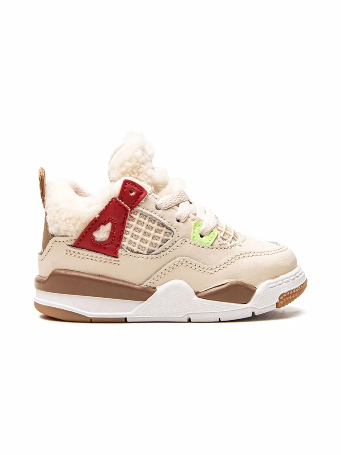 Кроссовки Jordan 4 Retro "Где дикие вещи", белый — фото 3