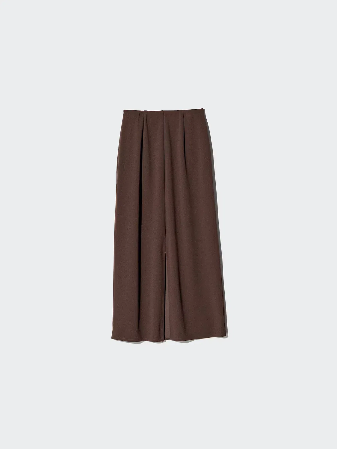 Юбка Uniqlo, узкая, из крепового трикотажа, темно-синий — фото 4
