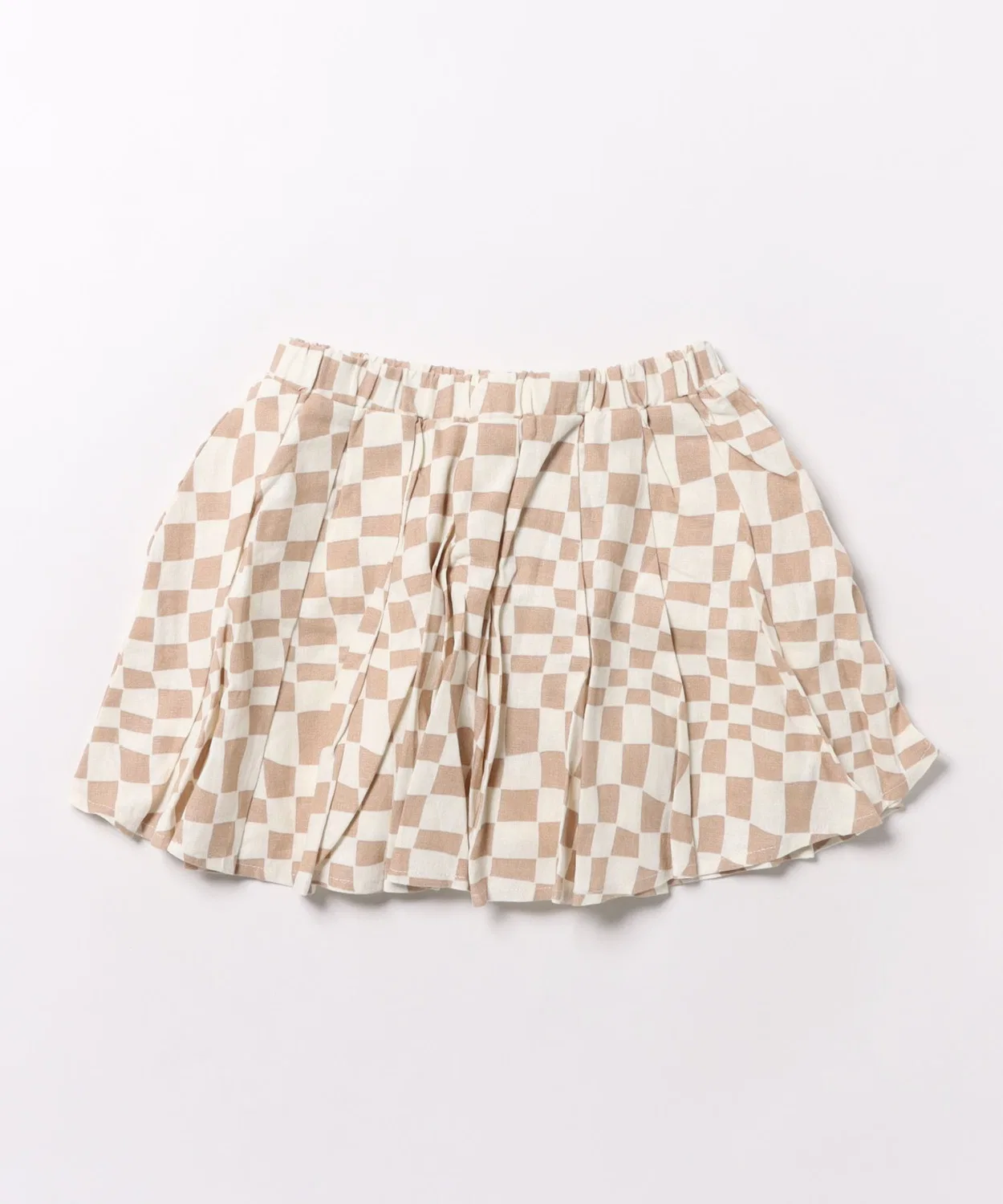 Детская рубашка с коротким рукавом Sand Check Rylee + Cru, White