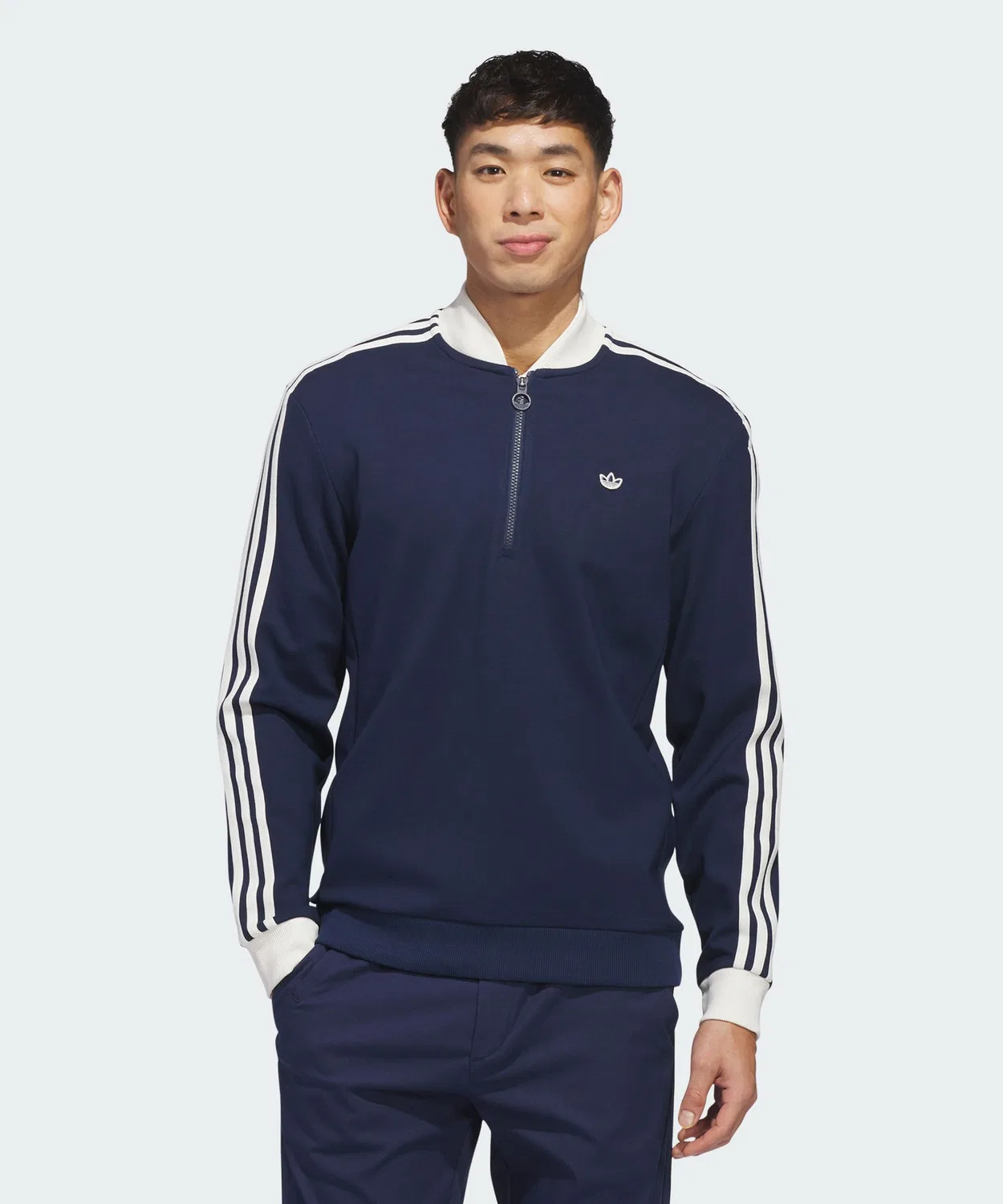 Мужской свитшот с длинным рукавомOriginal 3st HZ Adidas, Blue