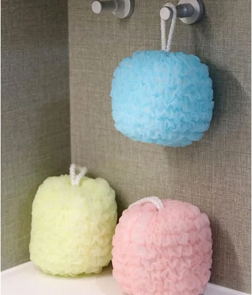 Скраб-полотенце для тела Nylon, 60 г, Желтый Yaya2021-Shop — фото 4