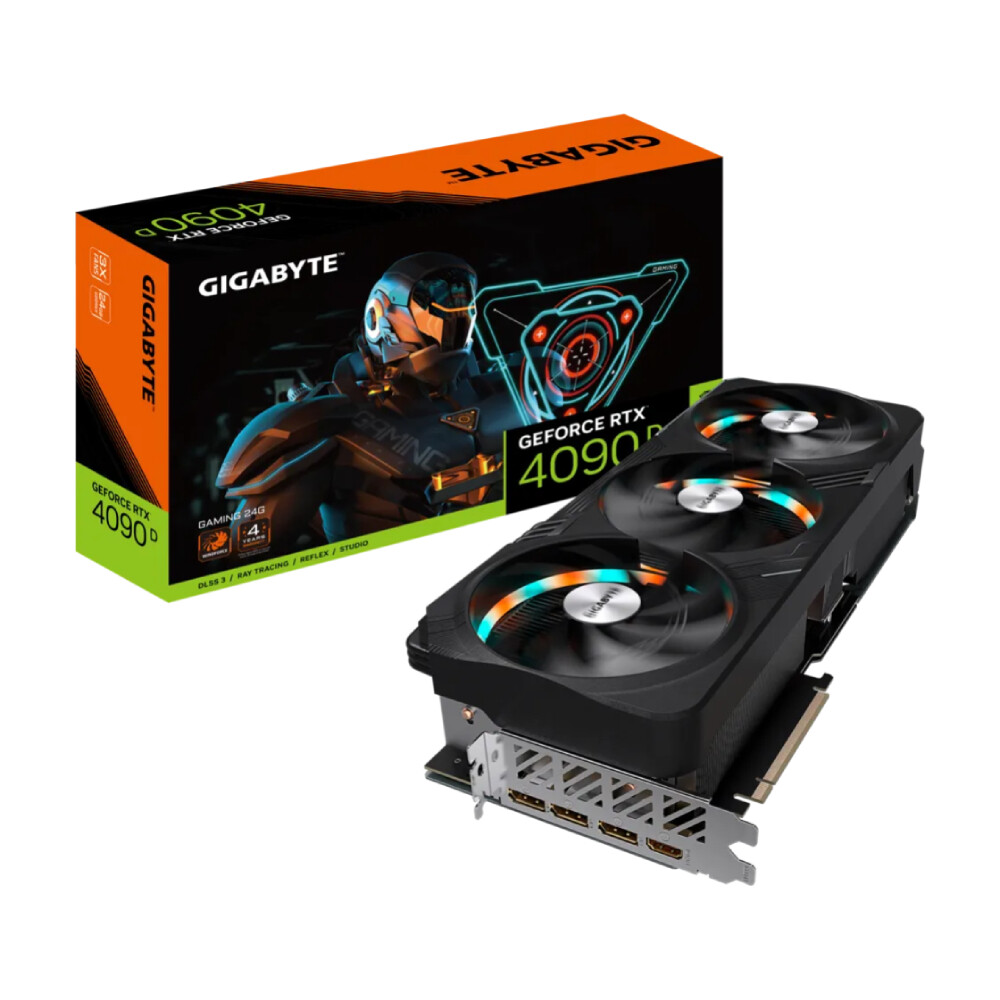 

Видеокарта GIGABYTE RTX 4090 D GAMING 24G, 24 ГБ, черный
