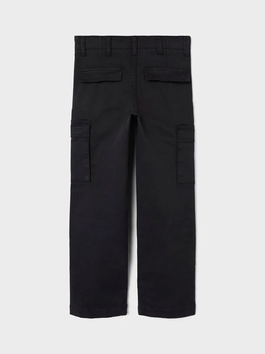 Брюки NAME IT Regular Pants 'RYAN' черного цвета — фото 2