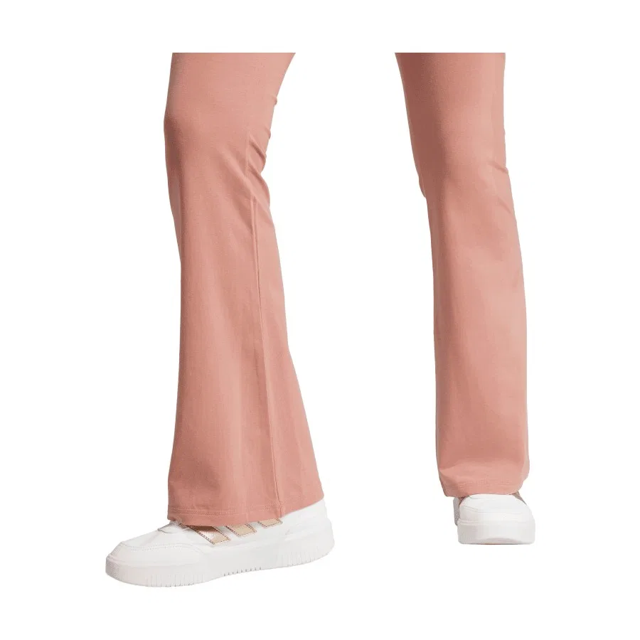 Леггинсы с высокой посадкой и расклешенными штанинами adidas W SL SJ FLARLEG JD3077, Розовый — фото 2