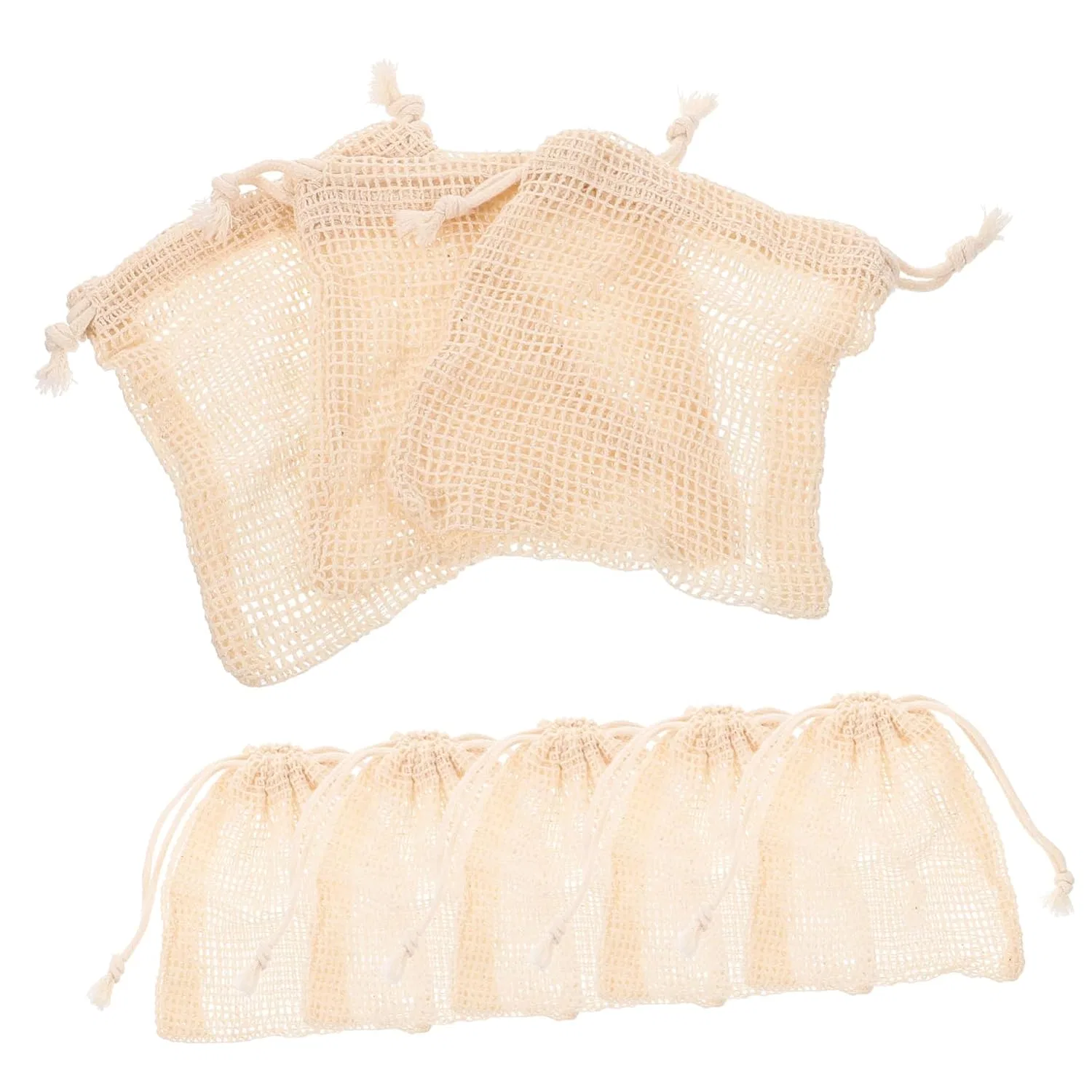 Сумка для мыла Mesh, 24 шт, из хлопка, Beatifufu, ассорти