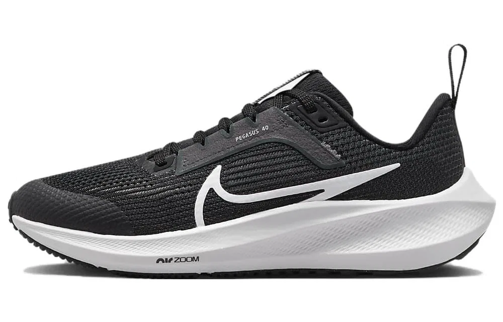 Детские беговые кроссовки с амортизацией Zoom Air Nike Air Zoom Pegasus 40 GS, Black White