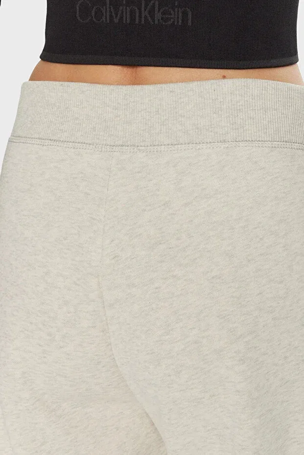Женские брюки-джоггеры хлопковые Calvin Klein, Light Gray — фото 4