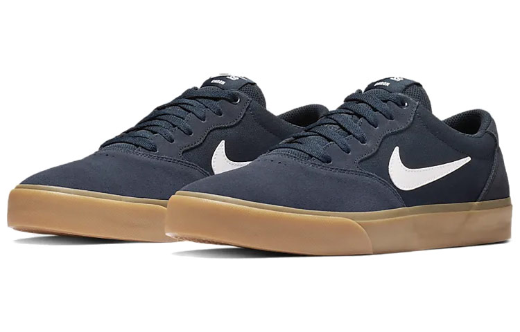 Кроссовки Nike SB Chron, темно-синий/белый — фото 3