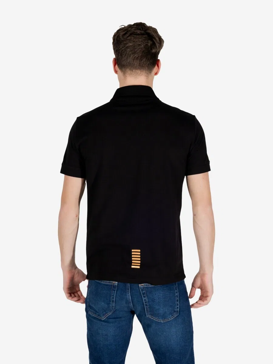 Футболка Emporio Armani 8NPF14 PJVQZ черного цвета — фото 4