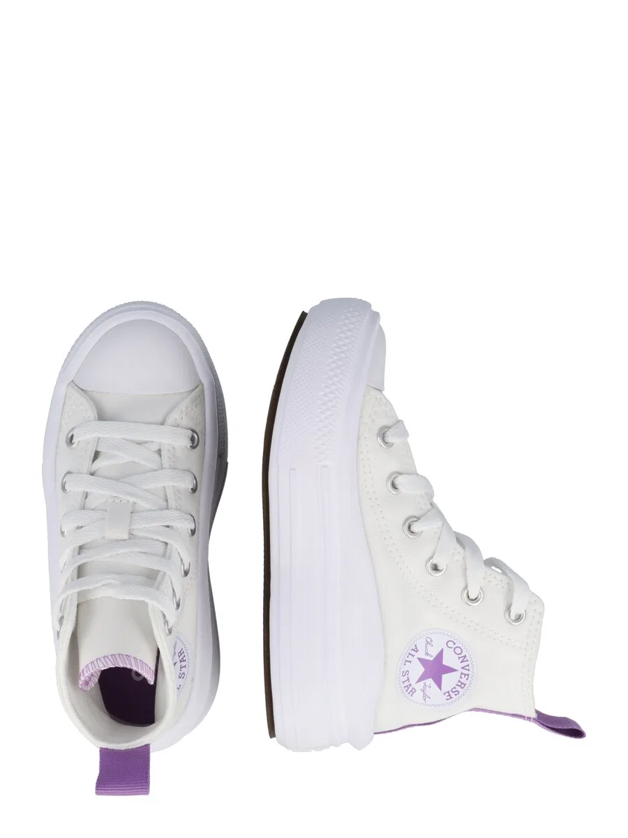 Кроссовки CONVERSE 'Chuck Taylor All Star Move Platform' белого цвета — фото 2
