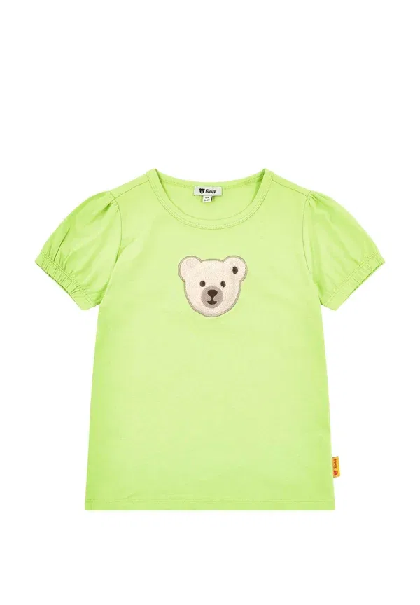 Футболка с вышивкой Kurzarm aloha - print t-shirt Steiff, Sap Green, зеленый