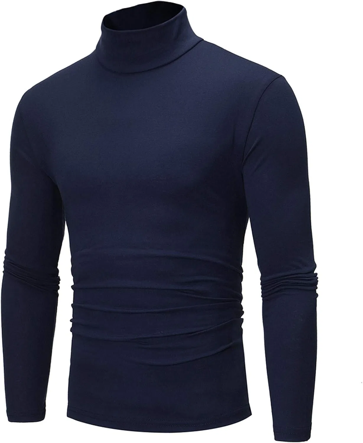 Мужская водолазка slim fit термобелье Navy — фото 2