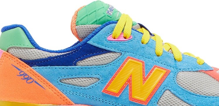 Кроссовки New Balance 990v3 Big Kid 'Wild Style', многоцветный — фото 3