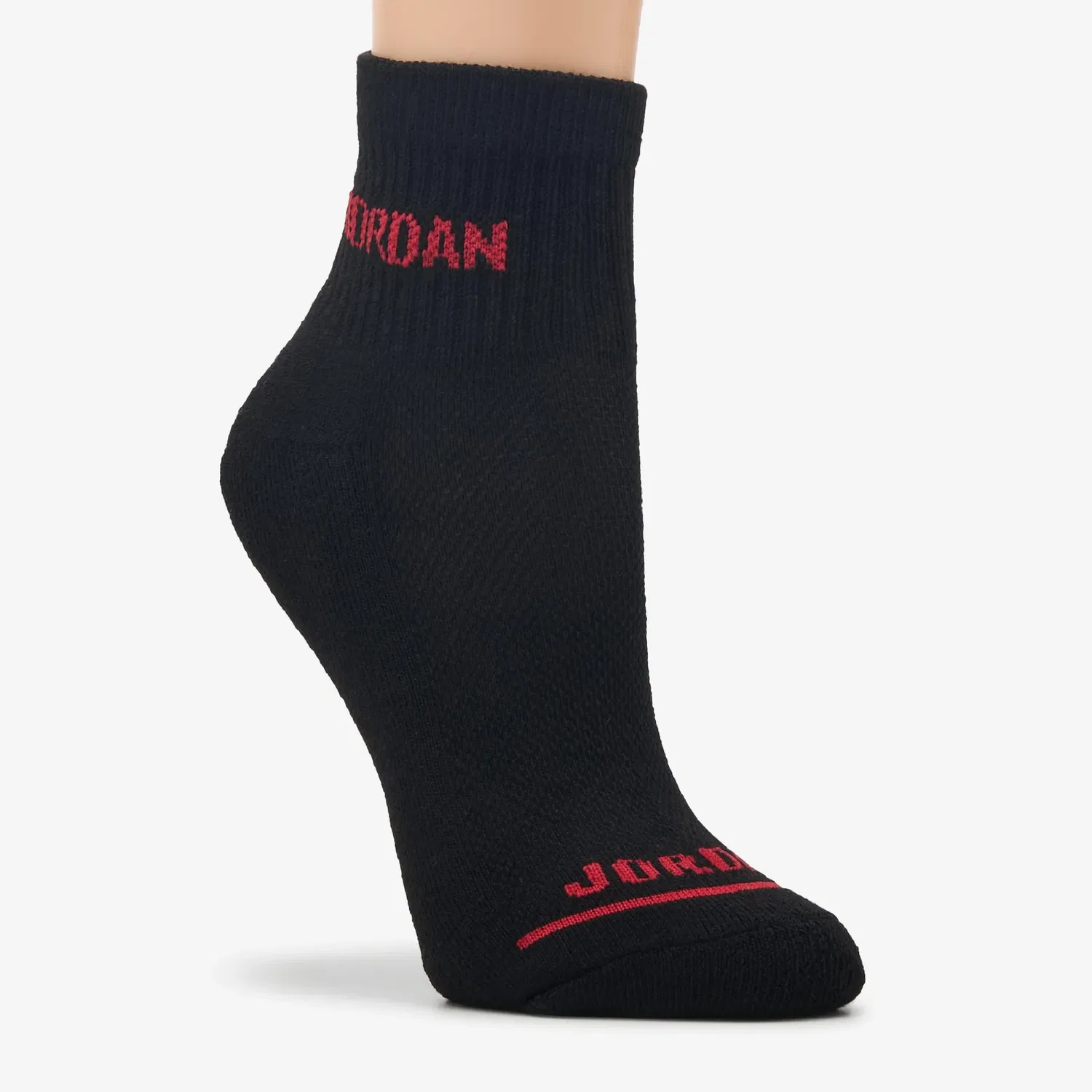 Набор из 6 пар средних носков Jordan Legend до щиколотки, Gym Red/White/Black Assorted