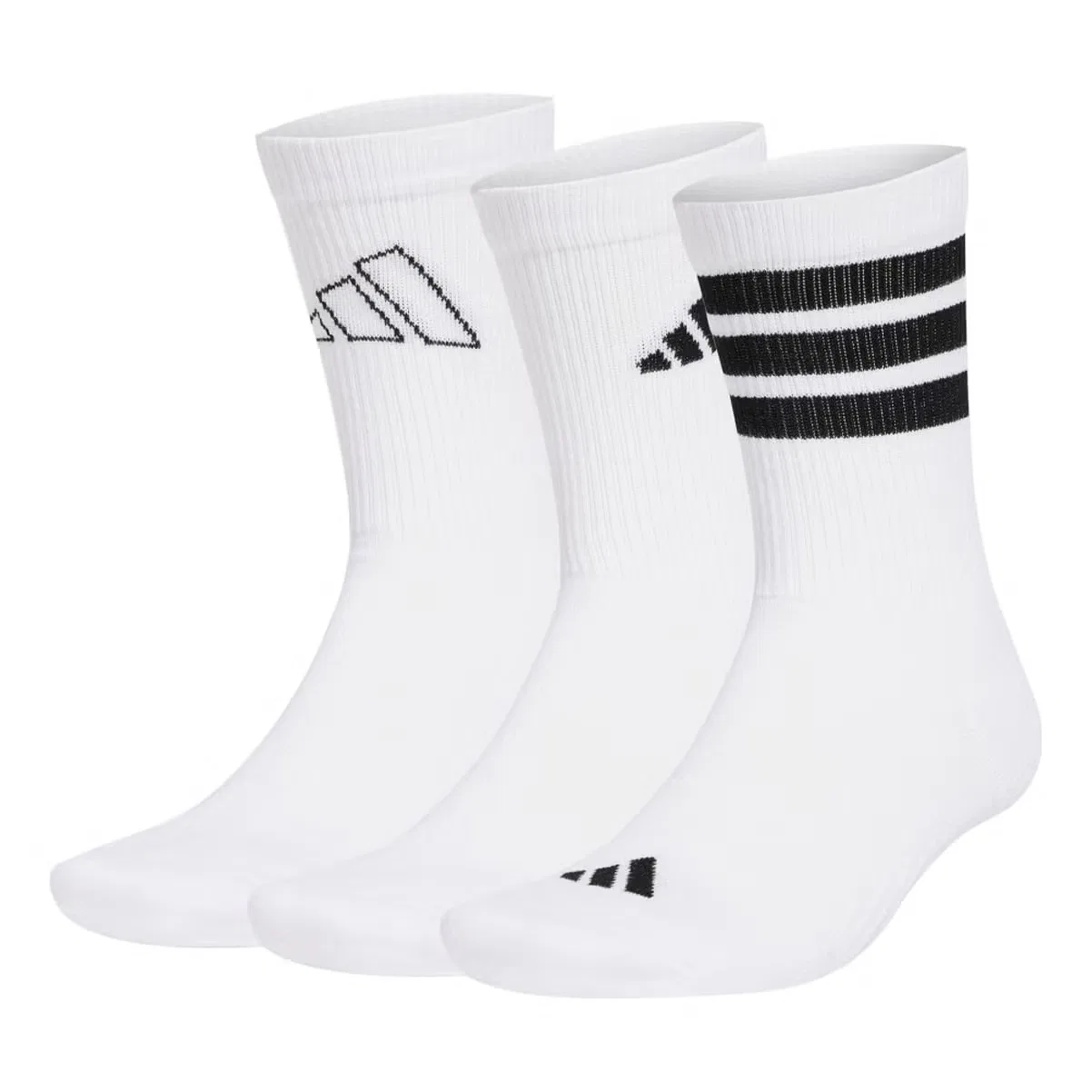Носки комплект 3 пары с логотипом Adidas, белый