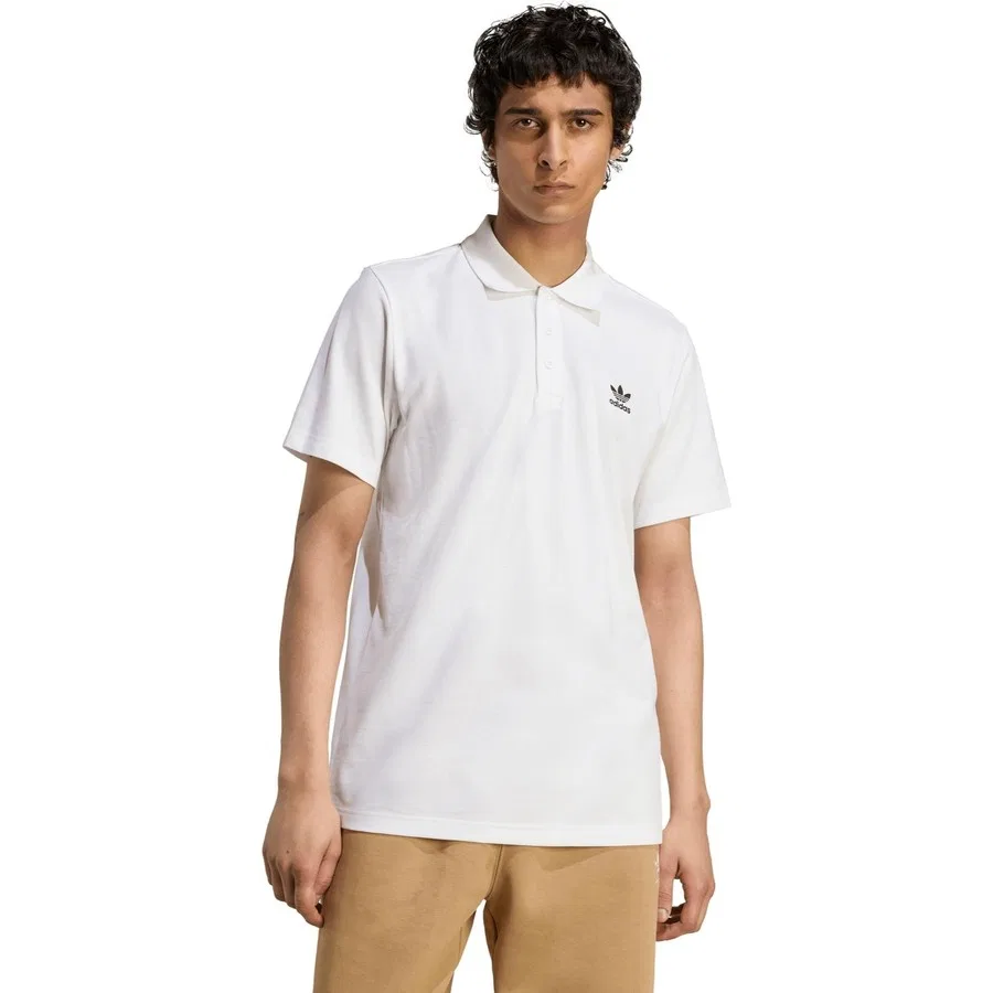 Поло с коротким рукавом Trefoil Essentials Originals JW6084 adidas, Белый