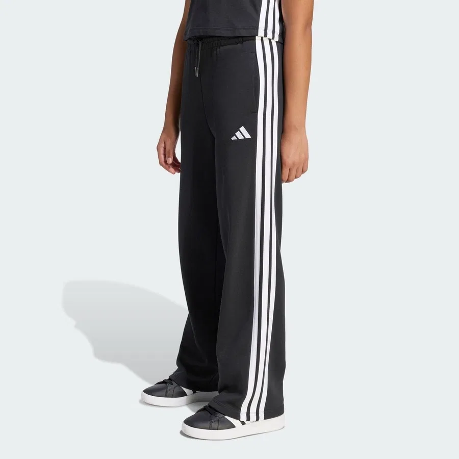 Детские спортивные брюки с высокой посадкой Essentıals Pants adidas, Black Burgundy Floral