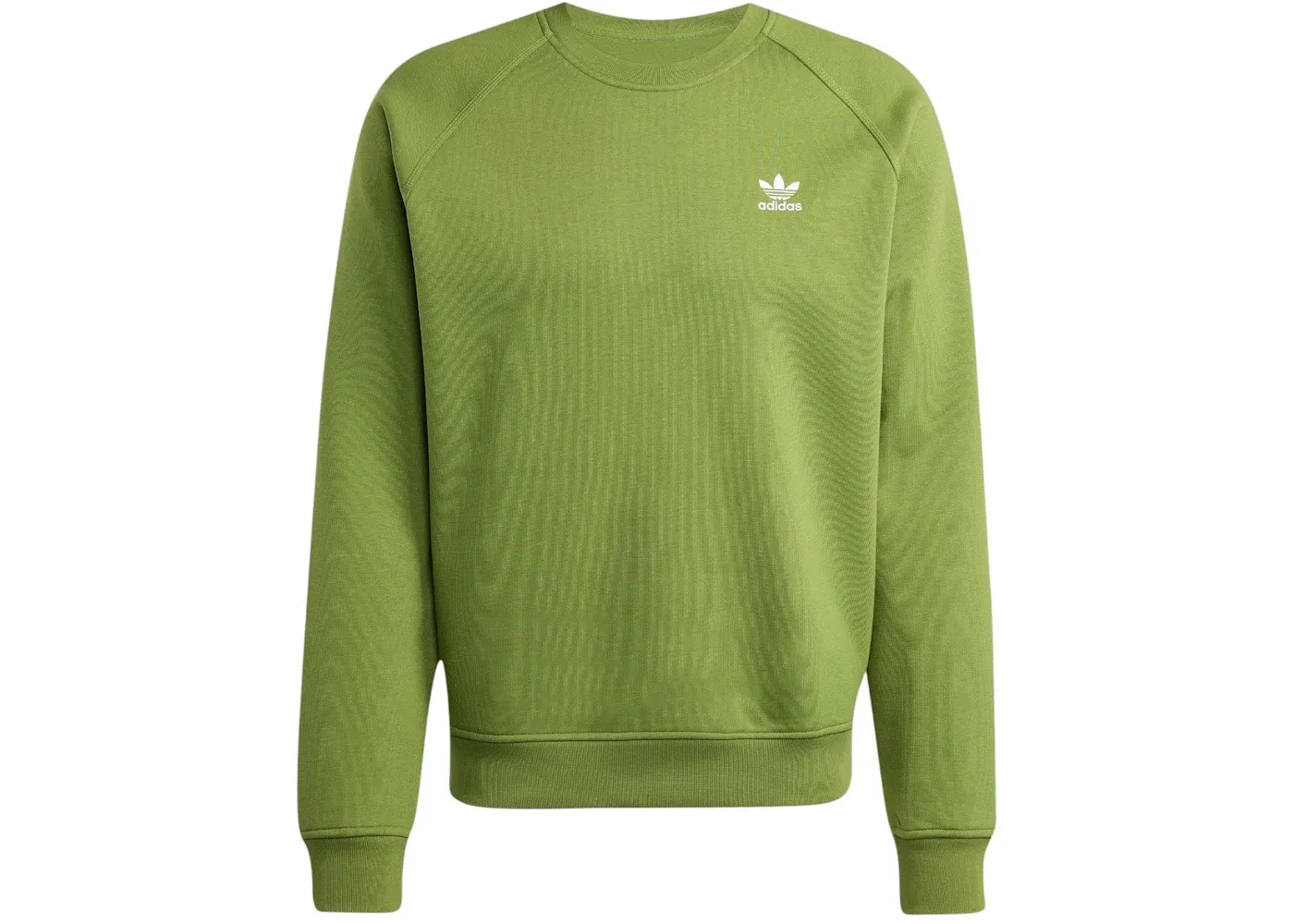 Мужской свитшот с длинным рукавом Trefoil Essentials Adidas, цвет Tech Olive