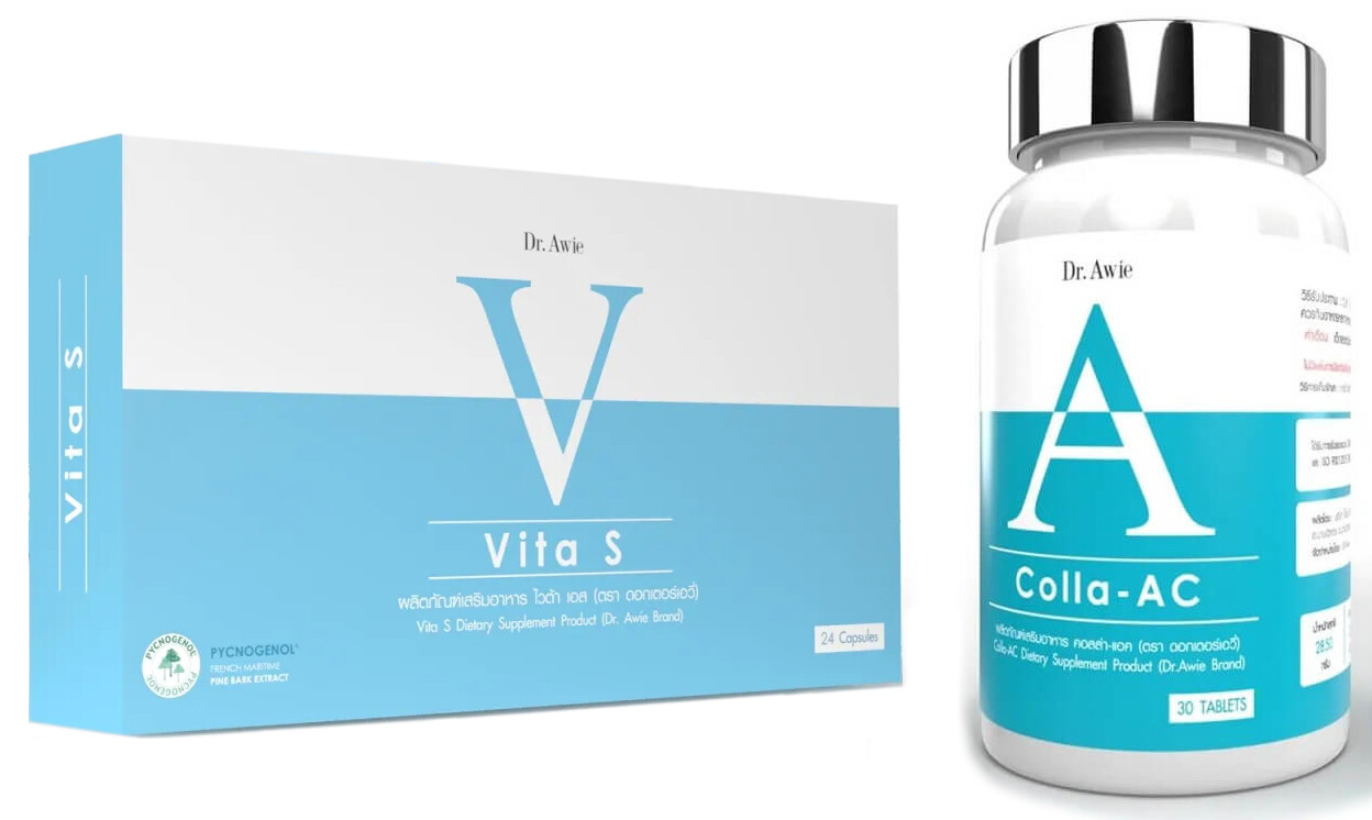 

Комплекс для кожи Dr.Awie Colla Ac + Vita S, 30 таблеток + 24 капсулы