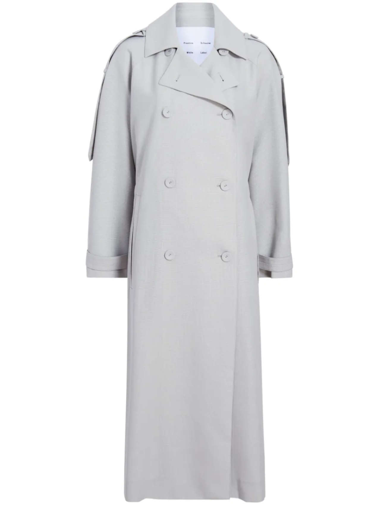 

Пальто Proenza Schouler White Label Sakia, серый
