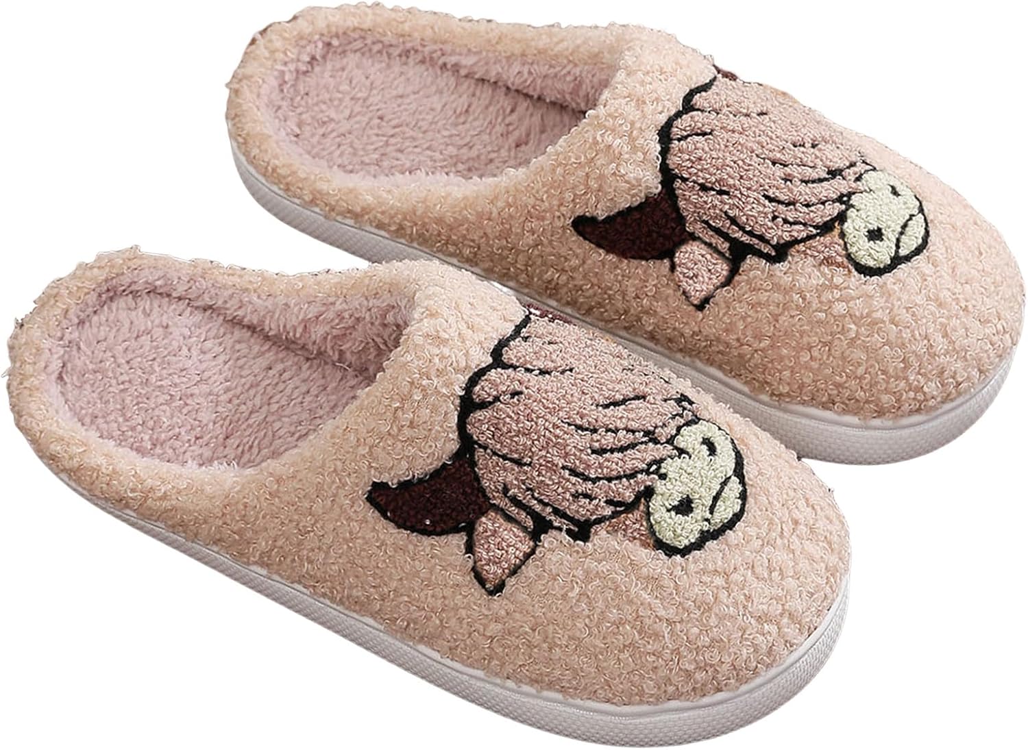 

Тапочки JYSwoshoe с ворсом для женщин и мужчин, удобные домашние тапочки с памятью формы, мягкие плюшевые, теплые тапочки для дома и улицы, K 1