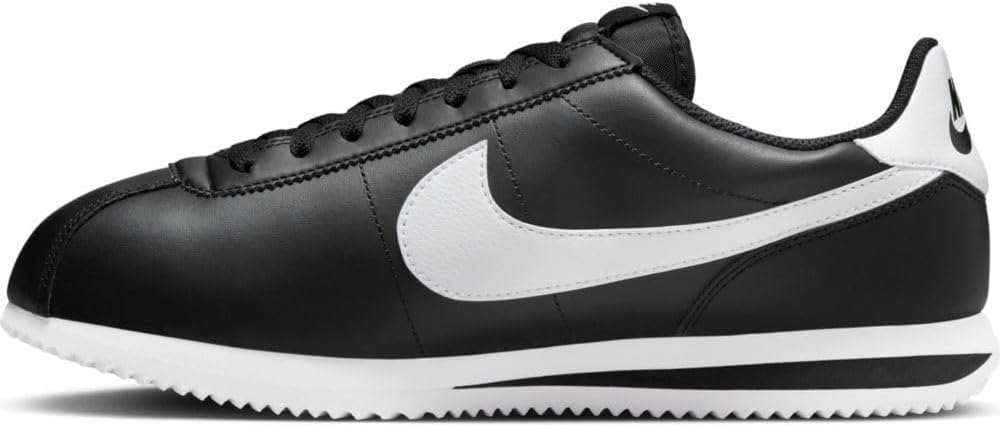 NIKE Cortez, кроссовки мужские, Black White — фото 3