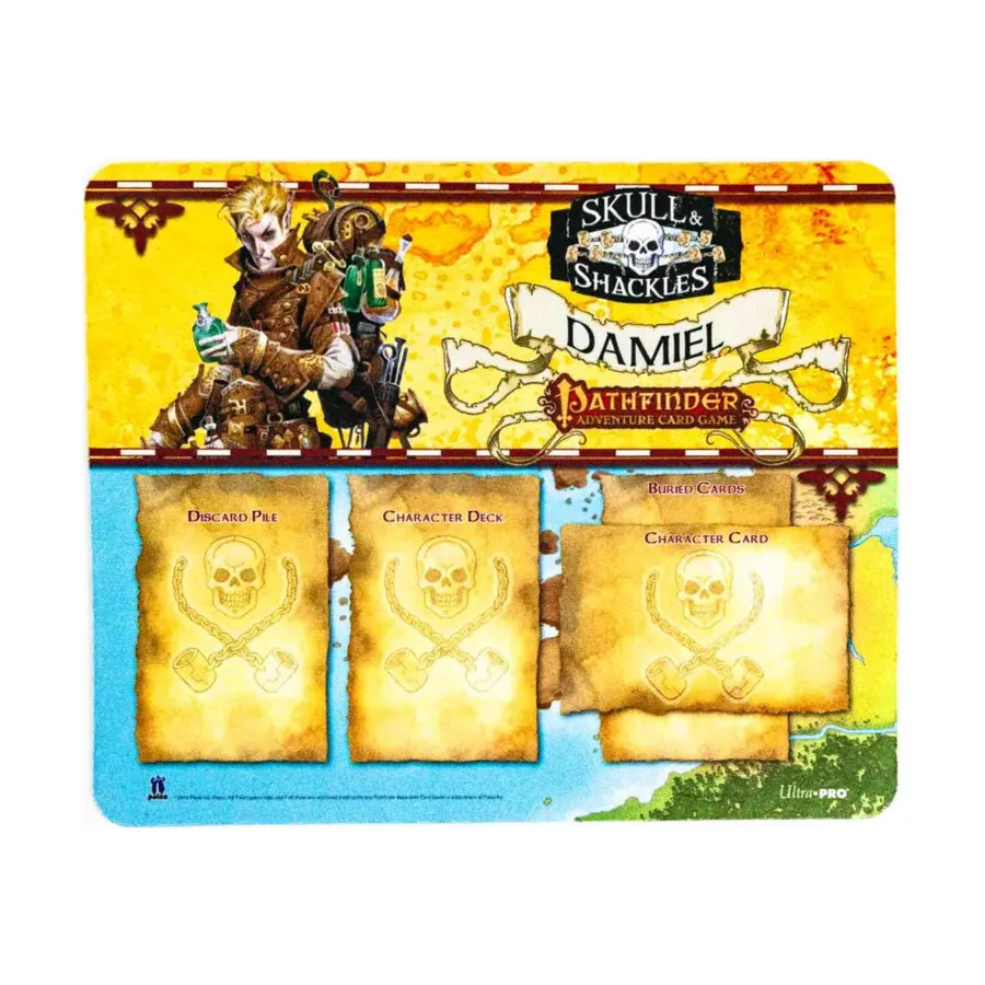 

Мини-коврики «Череп и кандалы» — Дамиэль, Pathfinder Adventure Card Game - Playmats