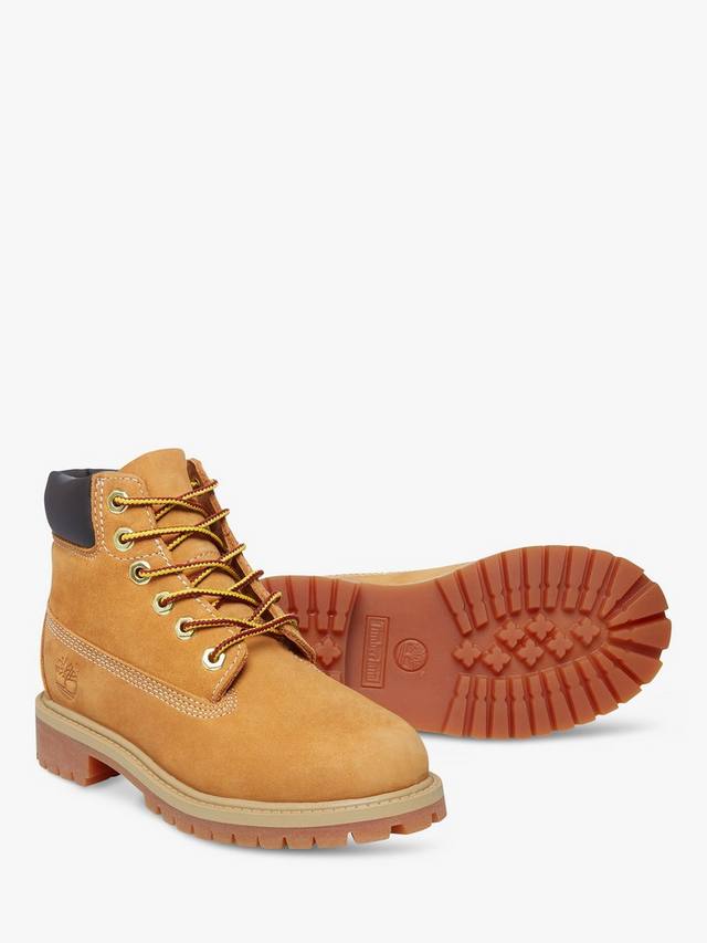 Детские классические ботинки Premium высотой 6 дюймов Timberland, Wheat — фото 3