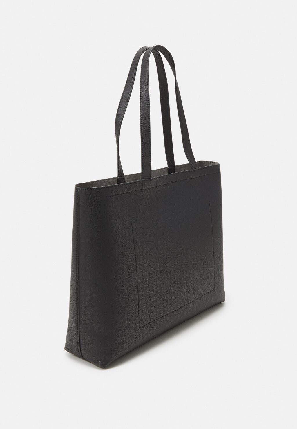 

Большая сумка Minimal Monogram Slim Tote Calvin Klein, черный/блестящая бронза