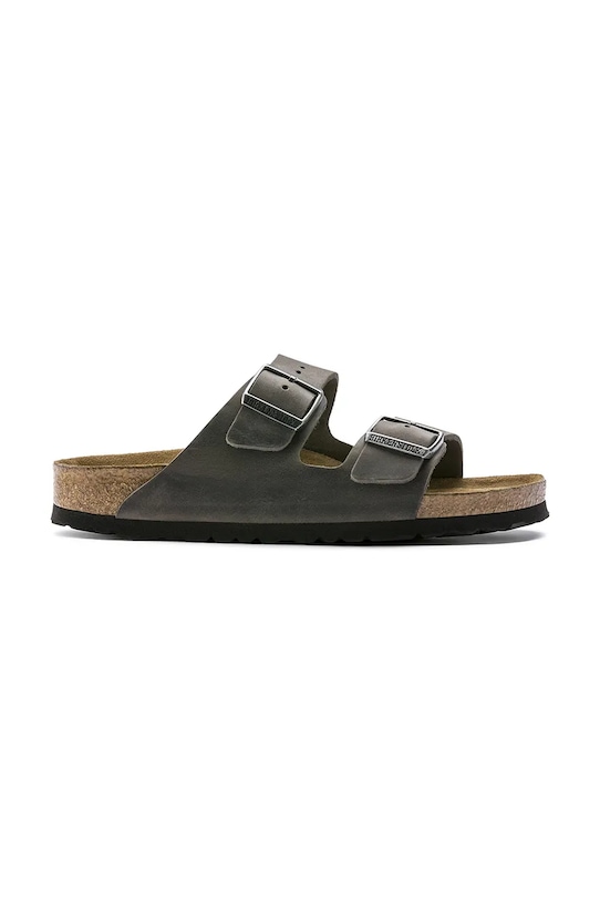 

Кожаные шлепанцы Arizona Birkenstock, серый