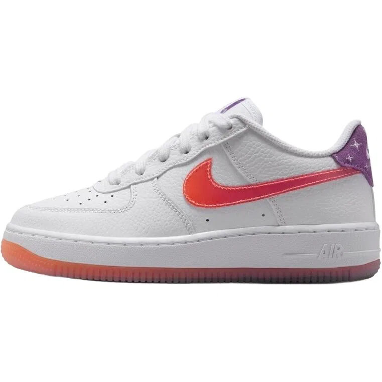 Кроссовки Air Force 1 Low top Skateboard Shoes White Purple Kids' Nike
