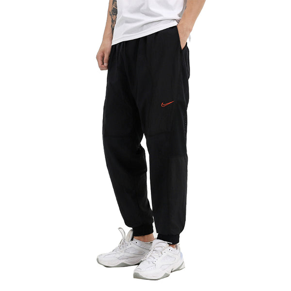 Брюки dri-fit mesh breathable training sports pants black Nike, черный — фото 2